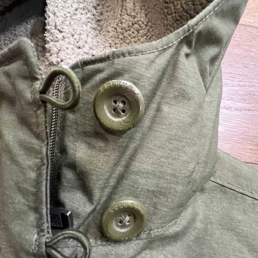 Columbia Penns Creek Women's Thermal Coil Hooded Insulated Jacket Olive Sz Small - Picture 12 of 16